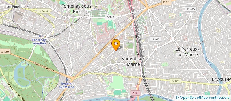 localisation de l'entreprise ZIDOR  NOGENT-SUR-MARNE