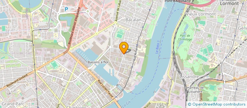 localisation de l'entreprise ZIDRE BURKINA SOLIDARITE  BORDEAUX