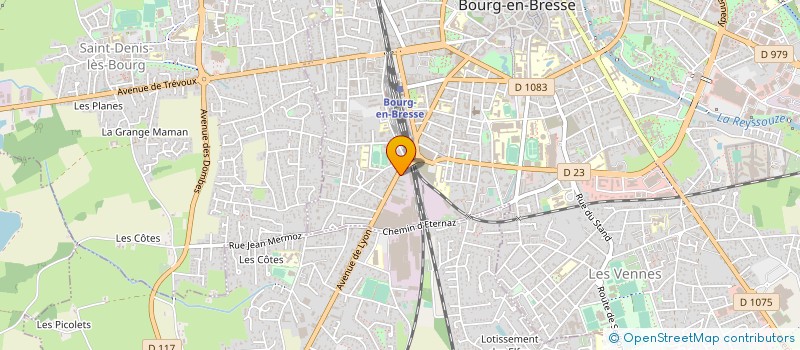 localisation de l'entreprise ZIDURI à BOURG-EN-BRESSE