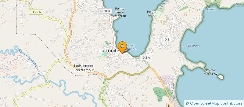 localisation de l'entreprise ZIE KREOL à TRINITE