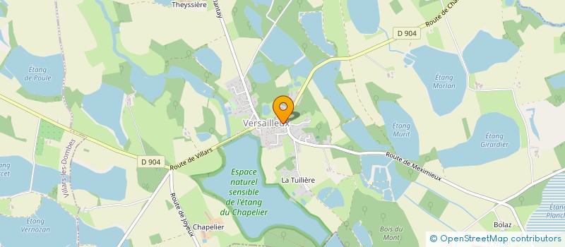 localisation de l'entreprise ZIEBA O, C&C  VERSAILLEUX