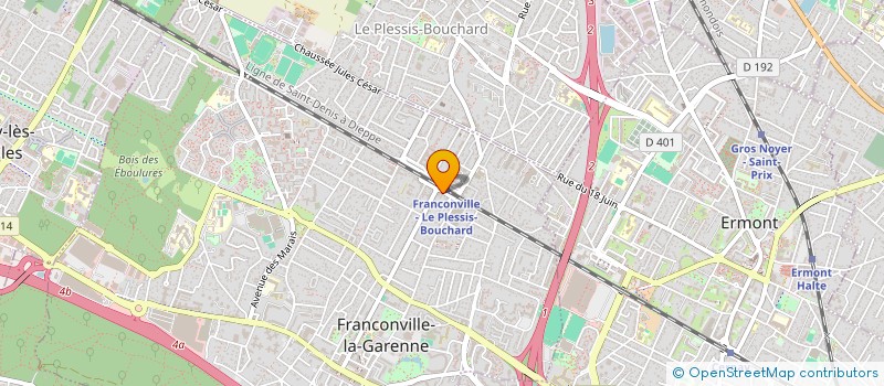 localisation de l'entreprise ZIED CHNIGUIR à FRANCONVILLE
