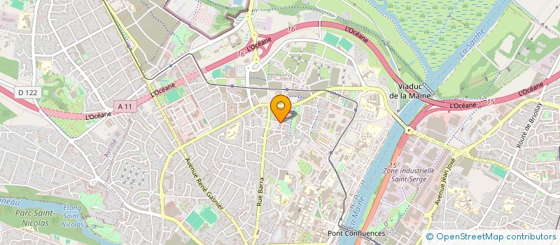 localisation de l'entreprise ZIED REDISSI à ANGERS