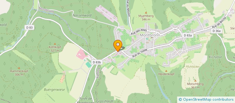 localisation de l'entreprise ZIEGELMATT  MONTBRONN