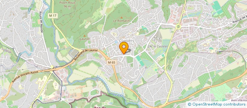 localisation de l'entreprise ZIEGLER ET SALERA  CLAPIERS