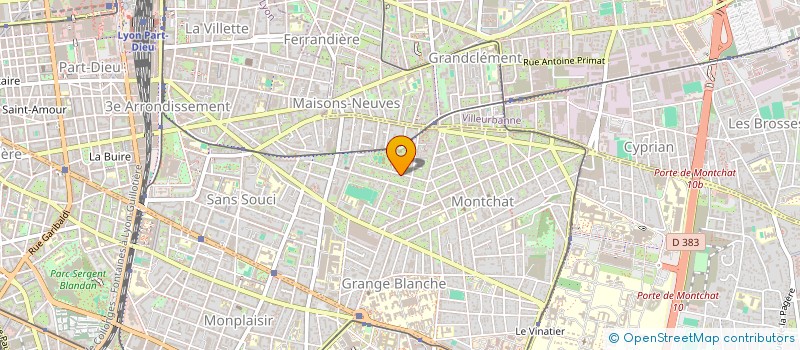 localisation de l'entreprise ZIEUXANDRE 1  LYON