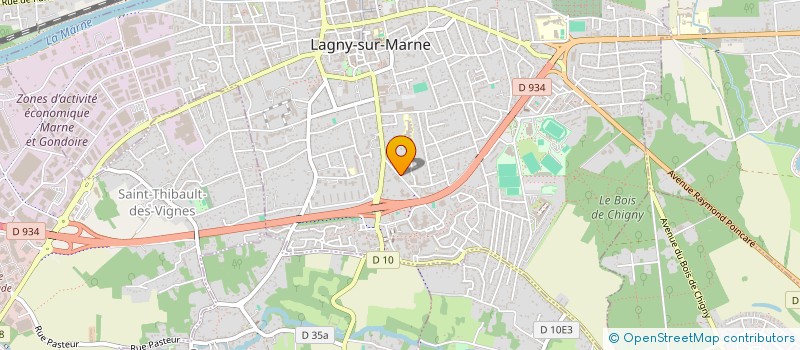 localisation de l'entreprise ZIF FAMFI à LAGNY-SUR-MARNE