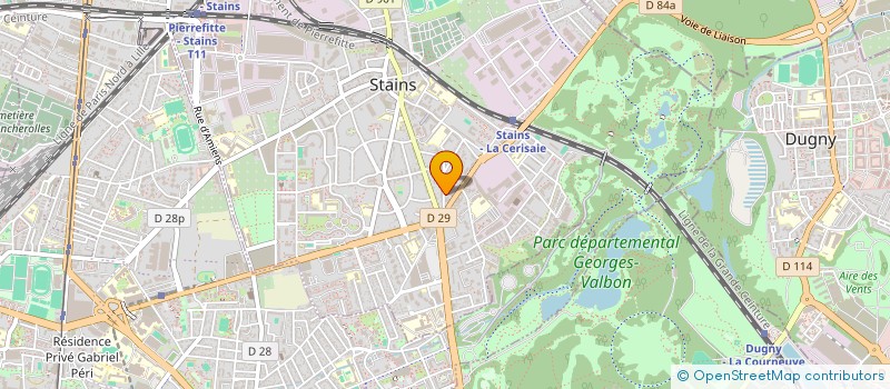 localisation de l'entreprise ZIFTTEL à STAINS