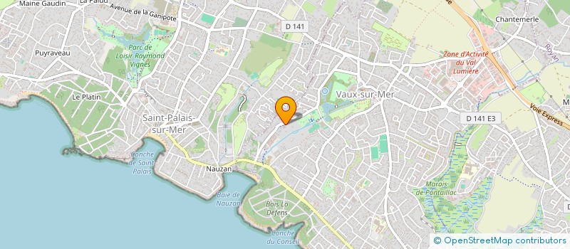 localisation de l'entreprise ZIG-LUXE  VAUX-SUR-MER