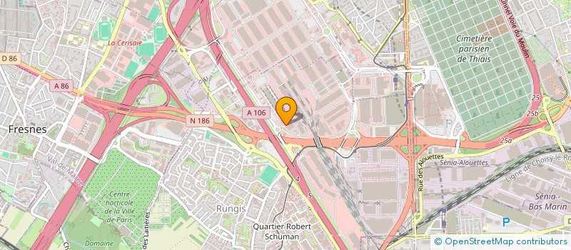 localisation de l'entreprise ZIG'OCEAN  RUNGIS