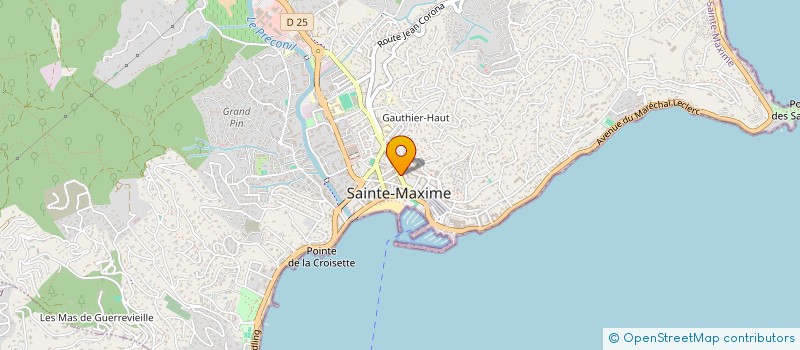 localisation de l'entreprise ZIG RENOVATION à SAINTE-MAXIME