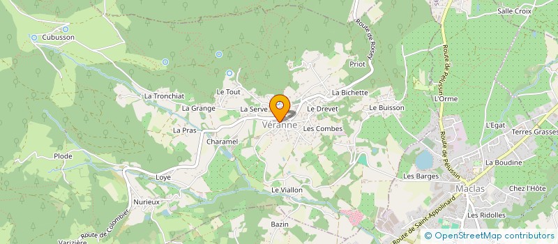 localisation de l'entreprise ZIG ZAG 3T  VERANNE