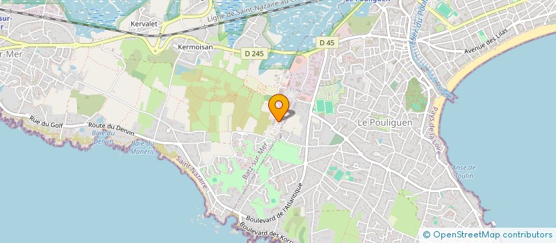 localisation de l'entreprise ZIG ZAG à BATZ-SUR-MER