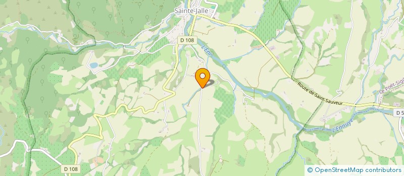 localisation de l'entreprise ZIG ZAG  SAINTE-JALLE