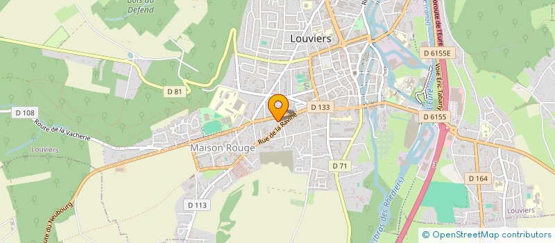 localisation de l'entreprise ZIGANTE  LOUVIERS