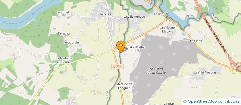 localisation de l'entreprise ZIGGY STARDUST à HERBIGNAC