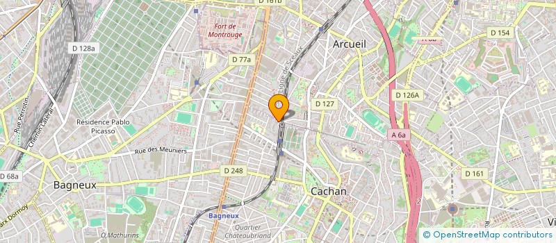 localisation de l'entreprise ZIGHEM  ARCUEIL