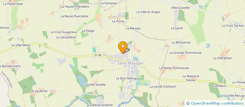 localisation de l'entreprise ZIGIG PROD  SAINT-MAUGAN