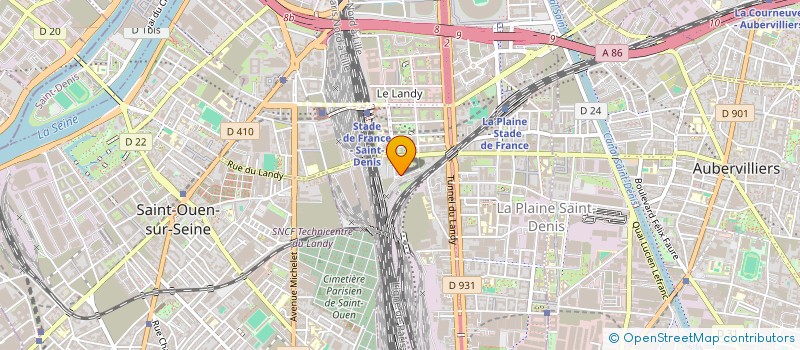 localisation de l'entreprise ZIGNA STAR PRODUCTION  SAINT-DENIS