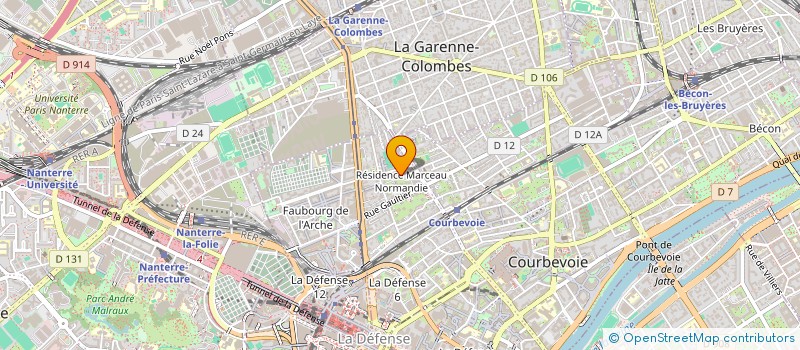 localisation de l'entreprise ZIGO à COURBEVOIE