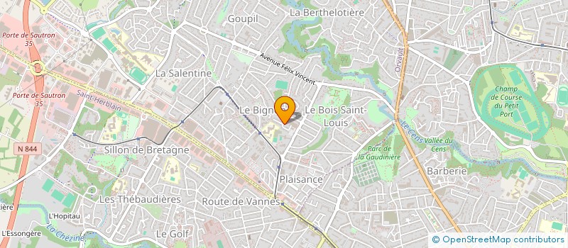 localisation de l'entreprise ZIGWIGWI à ORVAULT
