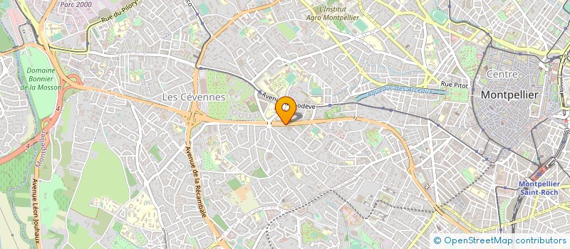 localisation de l'entreprise ZIGZAG à MONTPELLIER