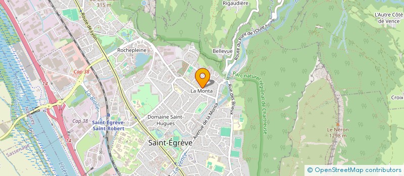 localisation de l'entreprise ZIGZAG  SAINT-EGREVE