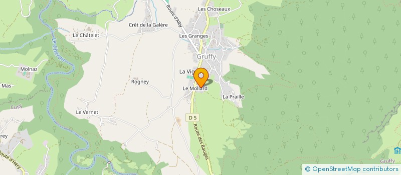 localisation de l'entreprise ZIGZAG  GRUFFY