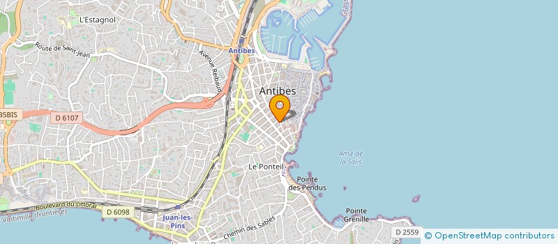 localisation de l'entreprise ZIGZAG  ANTIBES