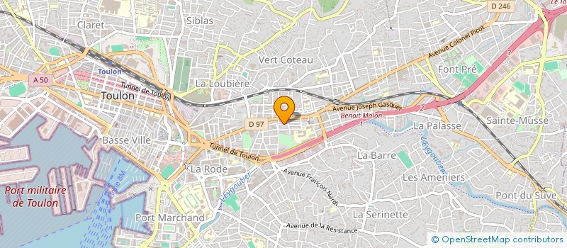 localisation de l'entreprise ZIGZAG MARKETING  TOULON