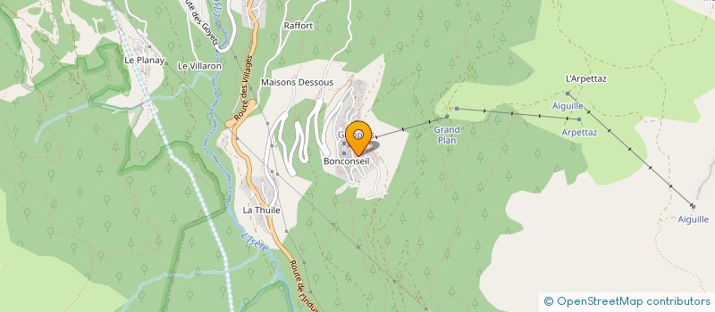 localisation de l'entreprise ZIGZAGS  SAINTE-FOY-TARENTAISE