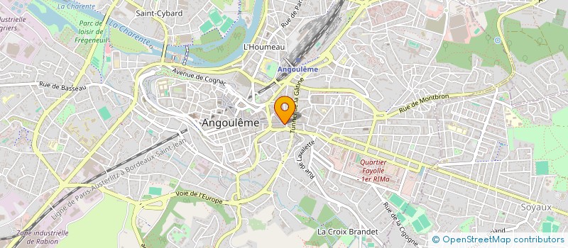 localisation de l'entreprise ZIHA à ANGOULEME