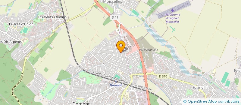 localisation de l'entreprise ZIID  DOMONT