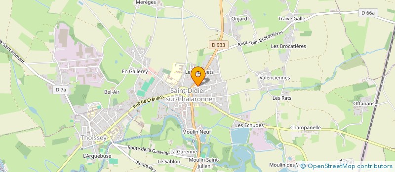 localisation de l'entreprise ZIK-A-BRAC à REYRIEUX