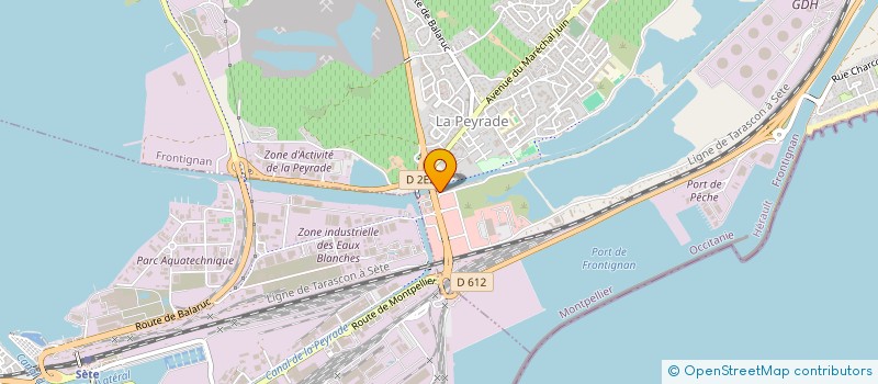 localisation de l'entreprise ZIK A MAZENK à FRONTIGNAN