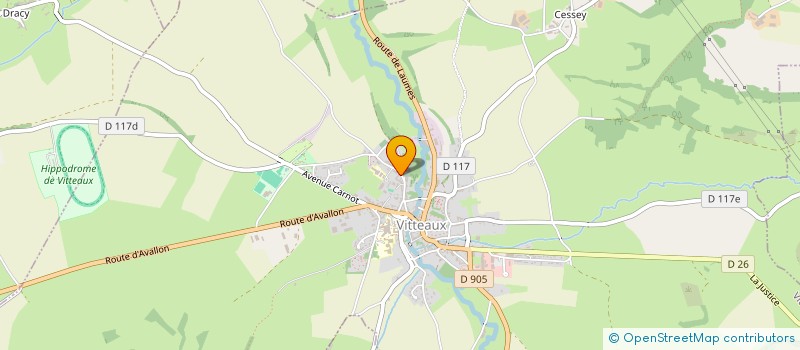 localisation de l'entreprise ZIK.ALPAGE  VITTEAUX