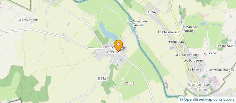 localisation de l'entreprise ZIK DES MUSES à NEONS-SUR-CREUSE