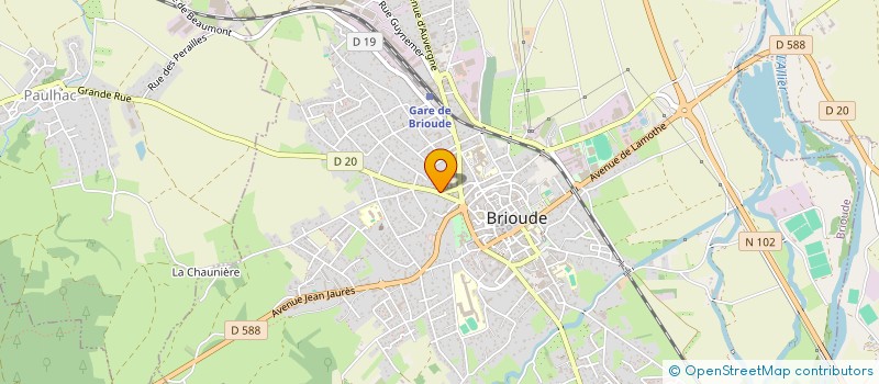 localisation de l'entreprise ZIK EN BRIVADOIS à BRIOUDE