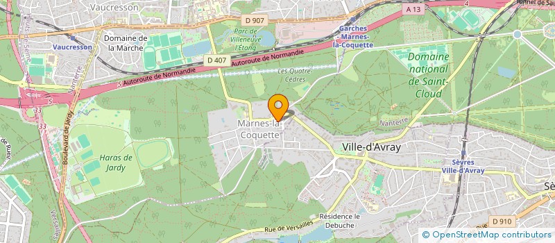 localisation de l'entreprise ZIK EN HERBE  MARNES-LA-COQUETTE