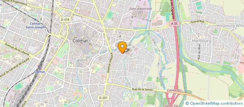 localisation de l'entreprise ZIK'INSIDE  COLMAR
