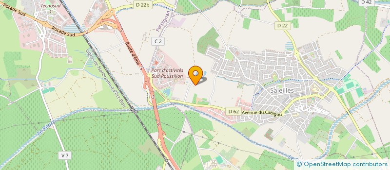 localisation de l'entreprise ZIK'N BLUES  SALEILLES