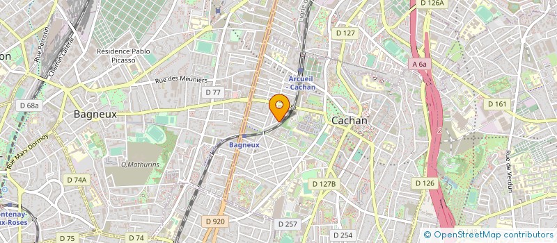 localisation de l'entreprise ZIK-O-MATIC à CACHAN