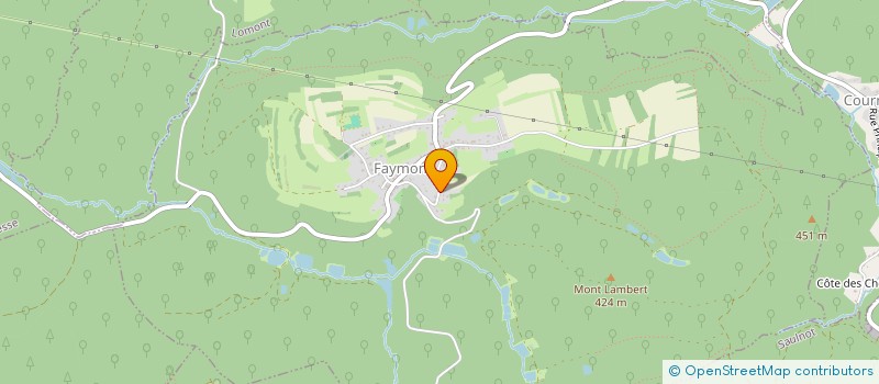 localisation de l'entreprise ZIK-ORGA  FAYMONT