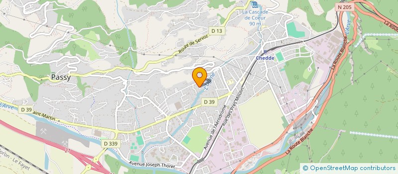 localisation de l'entreprise ZIK'OZ à PASSY