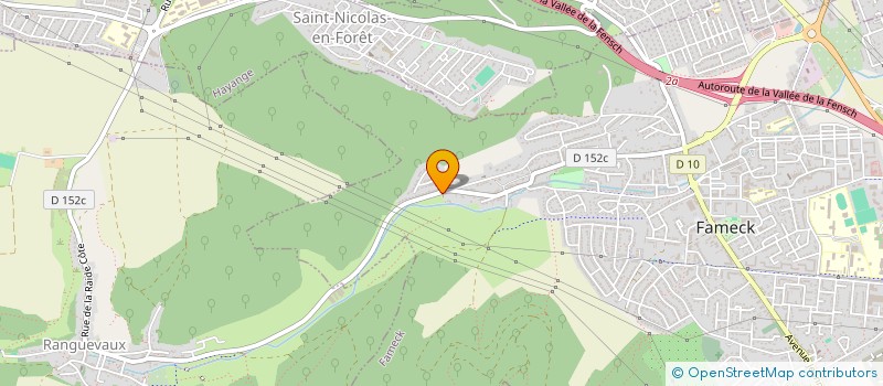 localisation de l'entreprise ZIK SCI  FAMECK