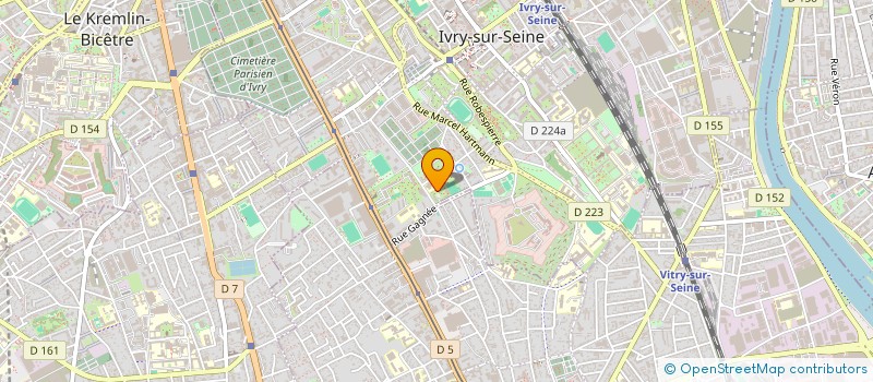 localisation de l'entreprise ZIK ZITOUN à IVRY-SUR-SEINE