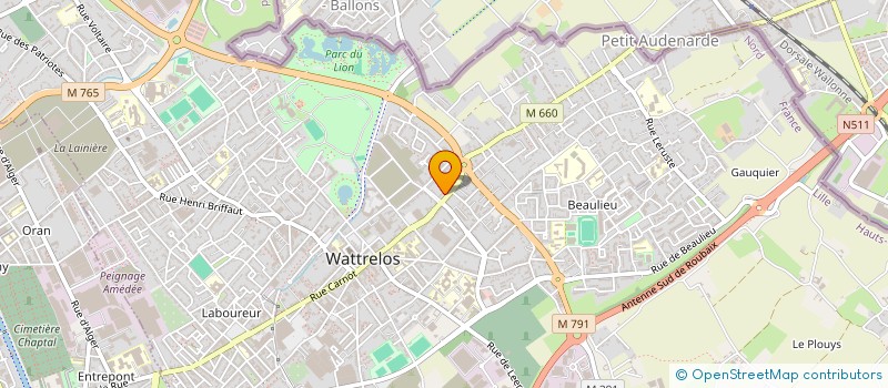 localisation de l'entreprise ZIKADONF  WATTRELOS