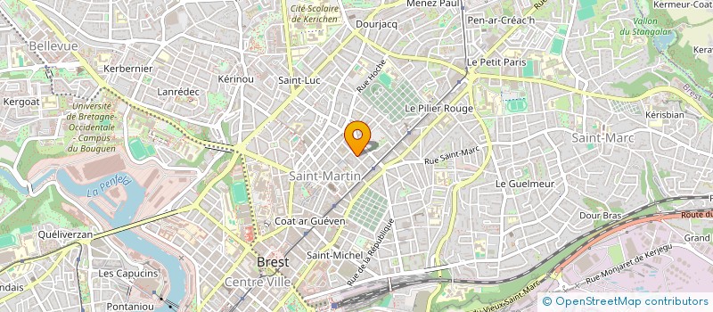 localisation de l'entreprise ZIKAGARE ARMOR à BREST