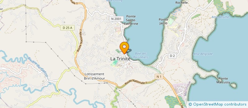 localisation de l'entreprise ZIKAK  LA TRINITE