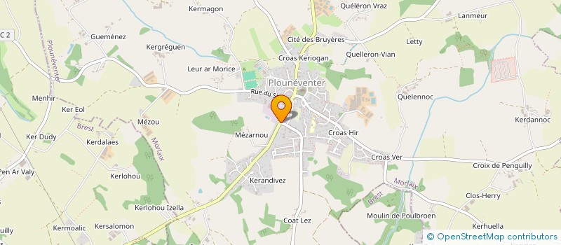 localisation de l'entreprise ZIKAPLOUN  PLOUNEVENTER
